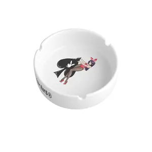 Playboy Ace of Spades Ashtray in White Unisex