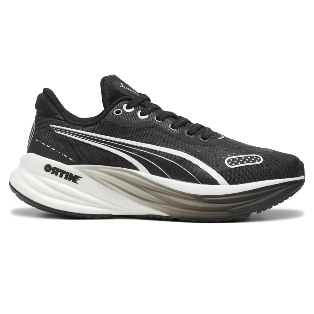 PUMA Womens Magnify Nitro 2 Tech Running Sneakers Shoes - Black