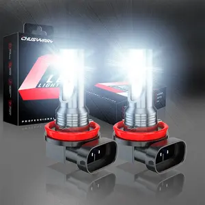 Bombillos LED Focos Para Auto Carro H11 Luz De Coche Faros Faro Delanteros 2 PK Realistic Headlights