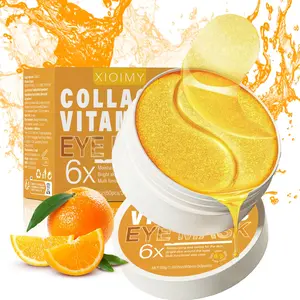60pcs Collagen & Vitamin C Eye Masks, Moisturizing Eye Mask, Strong Hydration, Boosts Skin Elasticity, Brighten & Moisturize, Eye Gel Patches