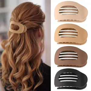 Women's Acrylic Hair Clips Set, Strong Hold Snap Clip for All Hair Types, Simple Style Ladies' Accessory, Perfect for Daily Use