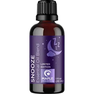Maple Holistics Snooze Essential Oil Blend for Home and Diffuser Fitness Aromatherapy Solution Wellness Premium Essential Oils Pure Vegan Oil Blend