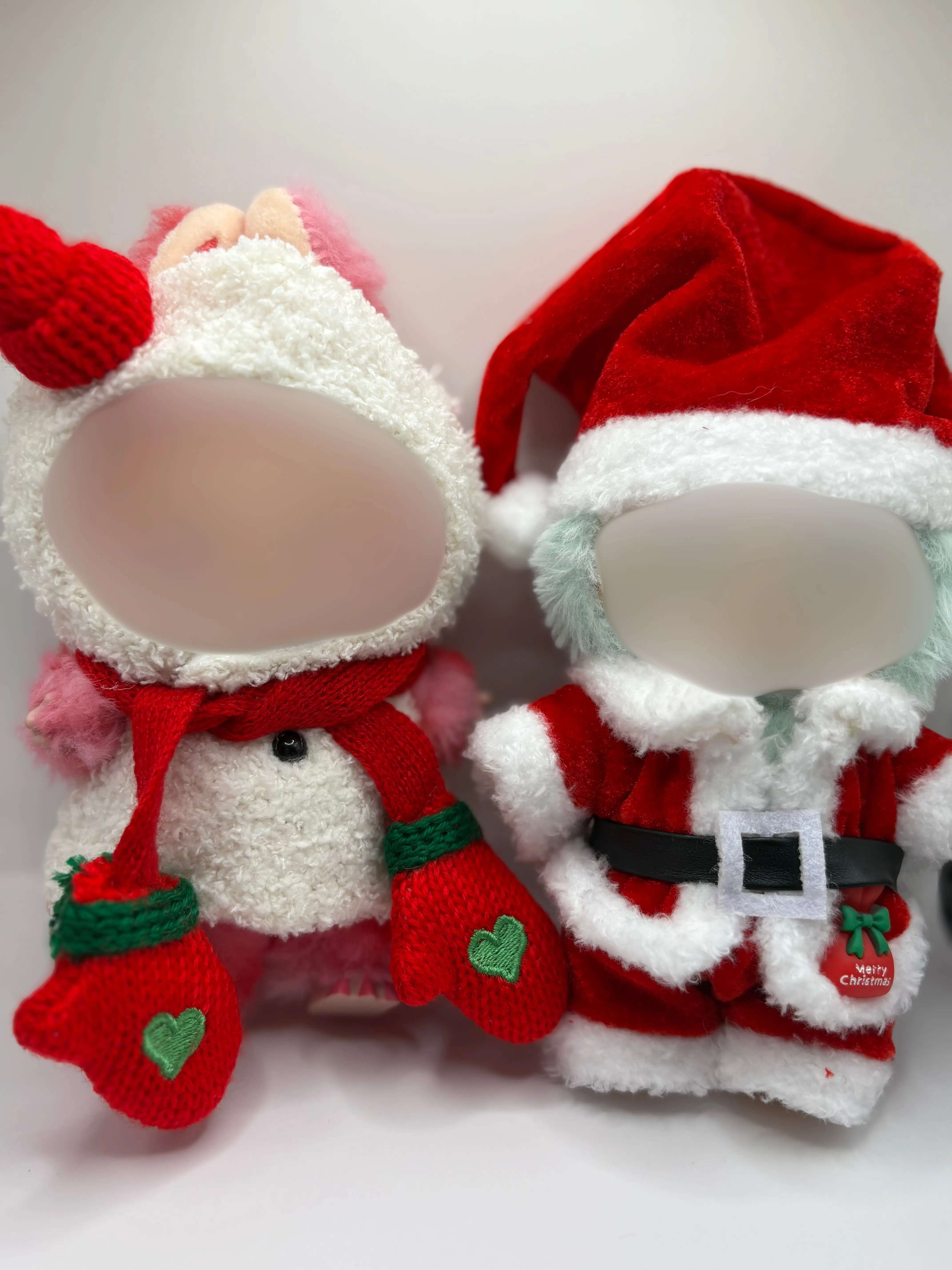 Labubu Christmas Santa, Elf,  Oh snap sweater and Snowman Costumes (Doll not Included)