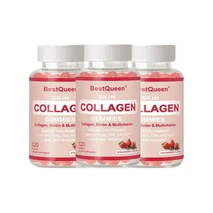BestQueen Monohydrate for Women with Collagen and Folate,Biotin - Fitness Supplement Gummies for Muscle, Healthy Hair, Skin, Nails and Recovery