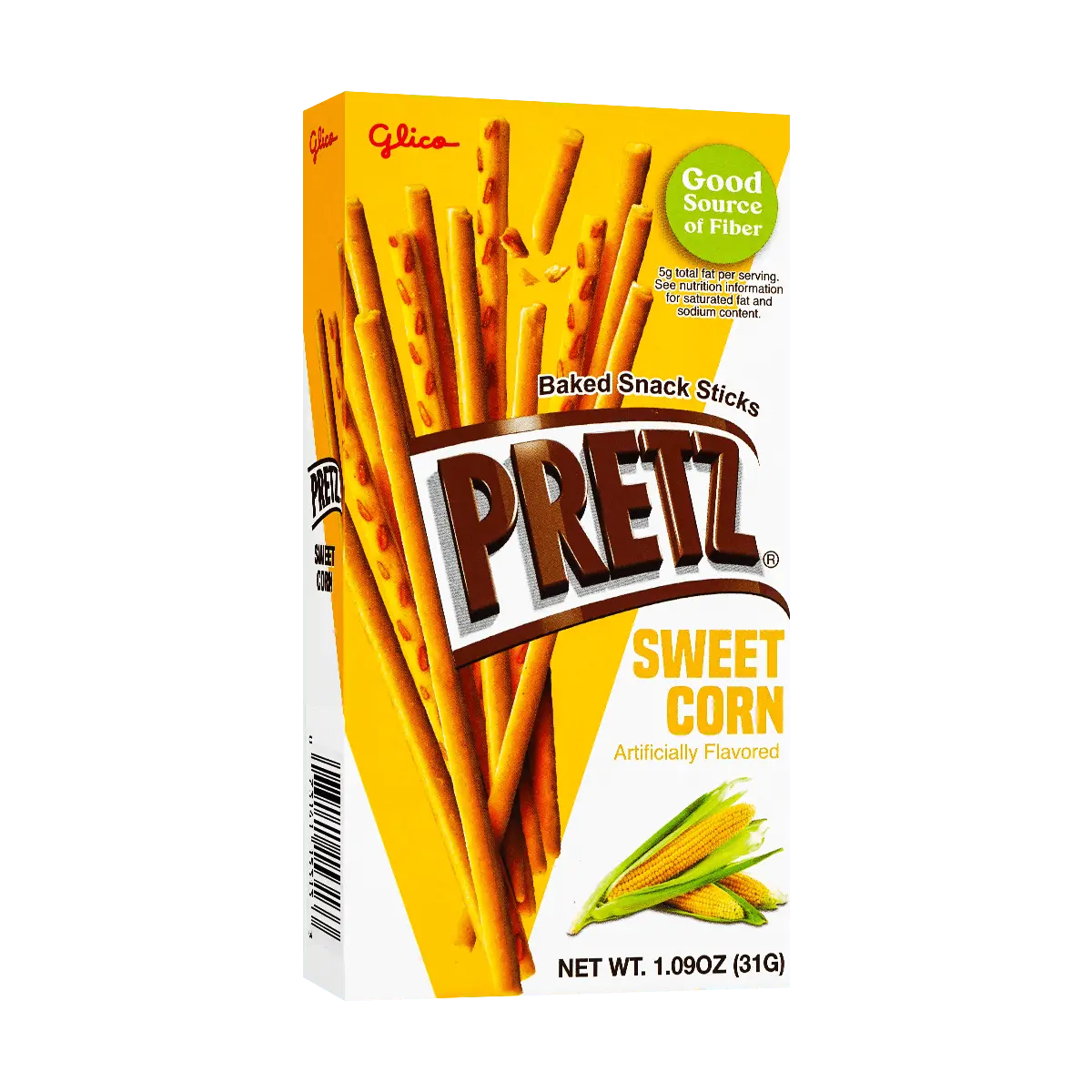 GLICO Sweet Corn Pretz Baked Pretzel Sticks, 1.09oz Snack GLICO Sweet Corn Pretz Baked Pretzel Sticks, 1.09oz Snack