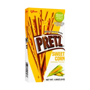 GLICO Sweet Corn Pretz Baked Pretzel Sticks, 1.09oz Snack