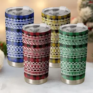 [Christmas Gift 2025] Christmas Hidden Message 20oz Stainless Steel Tumbler, Insulated Drinkware Gift for Coworkers, Friends, Sarcastic Office Humor Water Bottles, Stylish, Funny Cup Mug