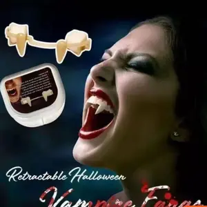 Halloween vampire zombie teeth cosplay masquerade props bloody denture party