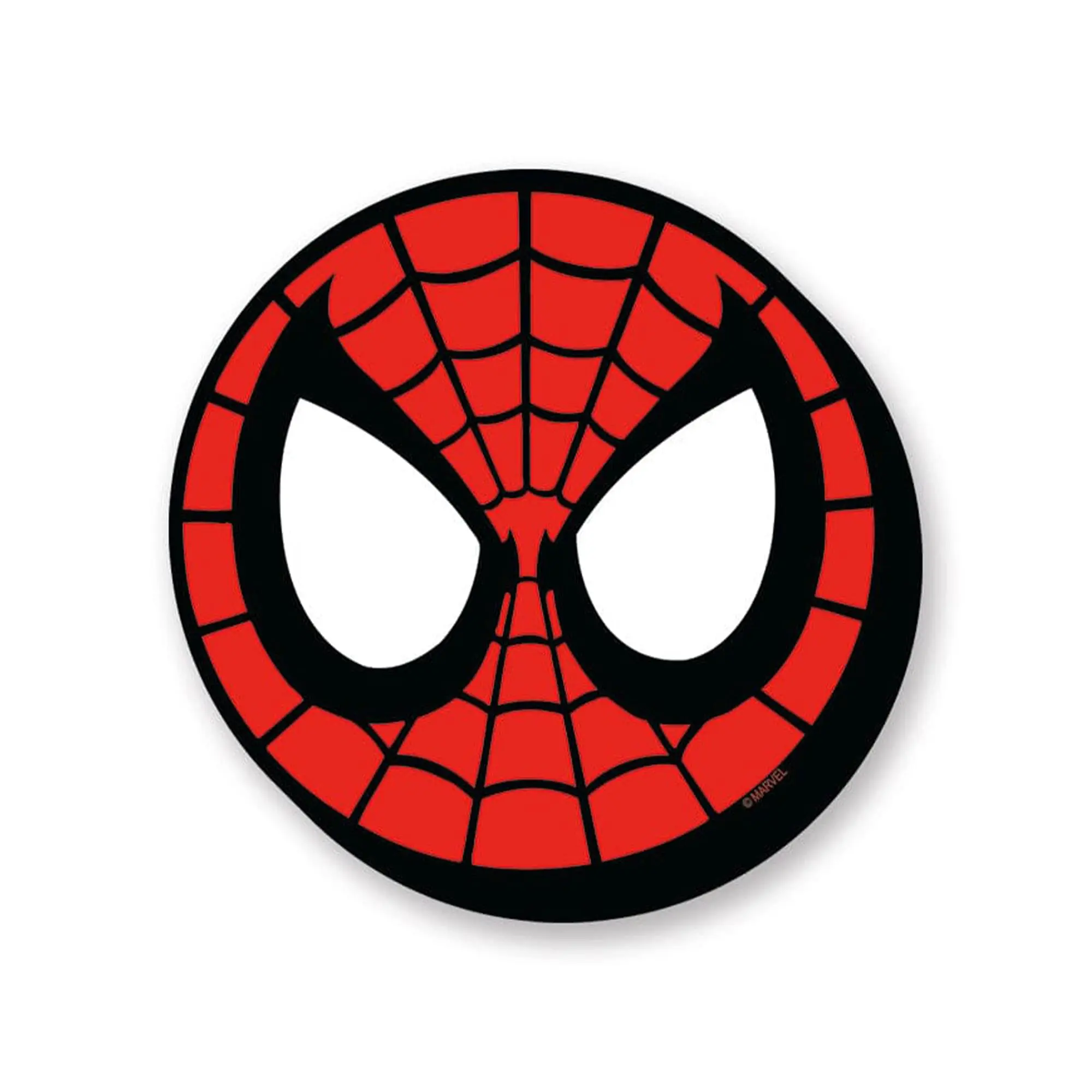 Marvel Spider-Man Decor Magnetic Metal Mask, Funky Chunky Refrigerator Magnet for Home Supplies