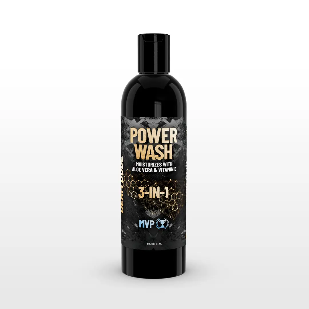 3-in-1 Power Wash 8oz Body Care Body Wash Cleanser, shampoo, & conditioner