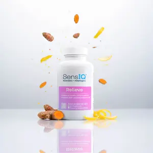 SensIQ Relieve - Doctor Formulated Joint Health Supplement with Turmeric Root Extract & Organic Chaga Powder for Inflammation Relief