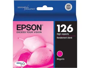 EPSON DURABrite Ultra 126 T126320-S Ink Cartridge, High Capacity Magenta