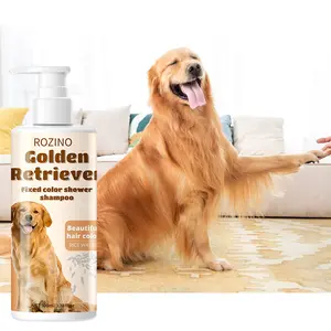 ROZINO Golden Retriever Color-Locking Shampoo - Fixed Color Formula for Vibrant Coat Maintenance & Easy Grooming - 33.8oz