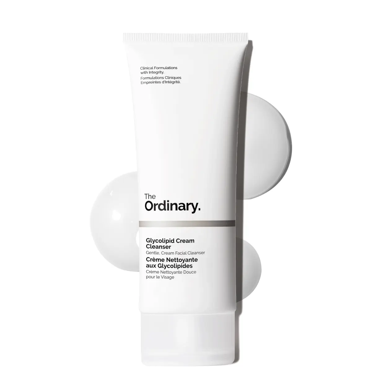 The Ordinary Glycolipid Cream Cleanser, Gentle Makeup Removal with Plant-Derived Glycolipid Agents, 5.1 Fl Oz