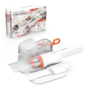 Sharper Image Cordless Handheld Vacuum with Spot Cleaner Attachment Gray/White