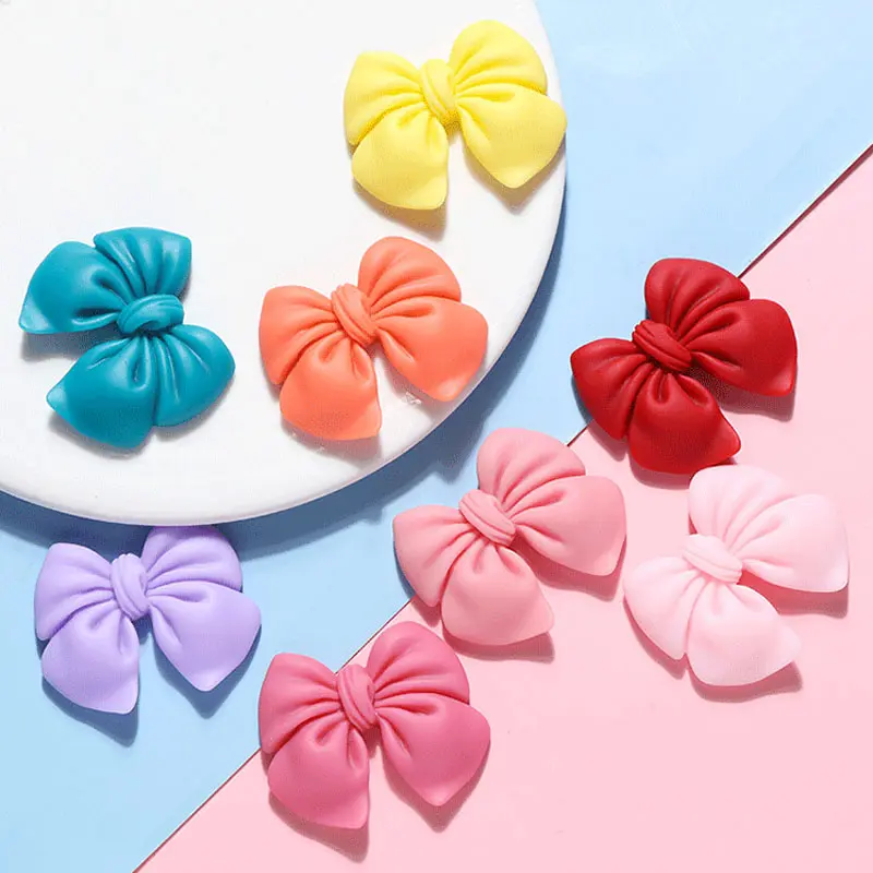 20/50/100pcs Colour Bowknot Magnets - Decorative Refrigerator, Fridge Magnet, Cute Magnets For Fridge & Whiteboard Accessories for Kitchen, Office, Home Decor - Durable Resin Material - Ideal Holiday Gifts, Magnetic Bow Tie Decorations