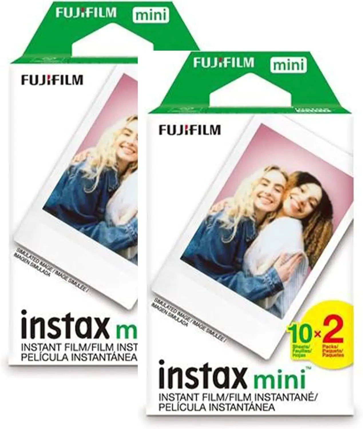 Fujifilm Instax Mini Instant Film Value Set - 2 Packs, Total 40 Shots