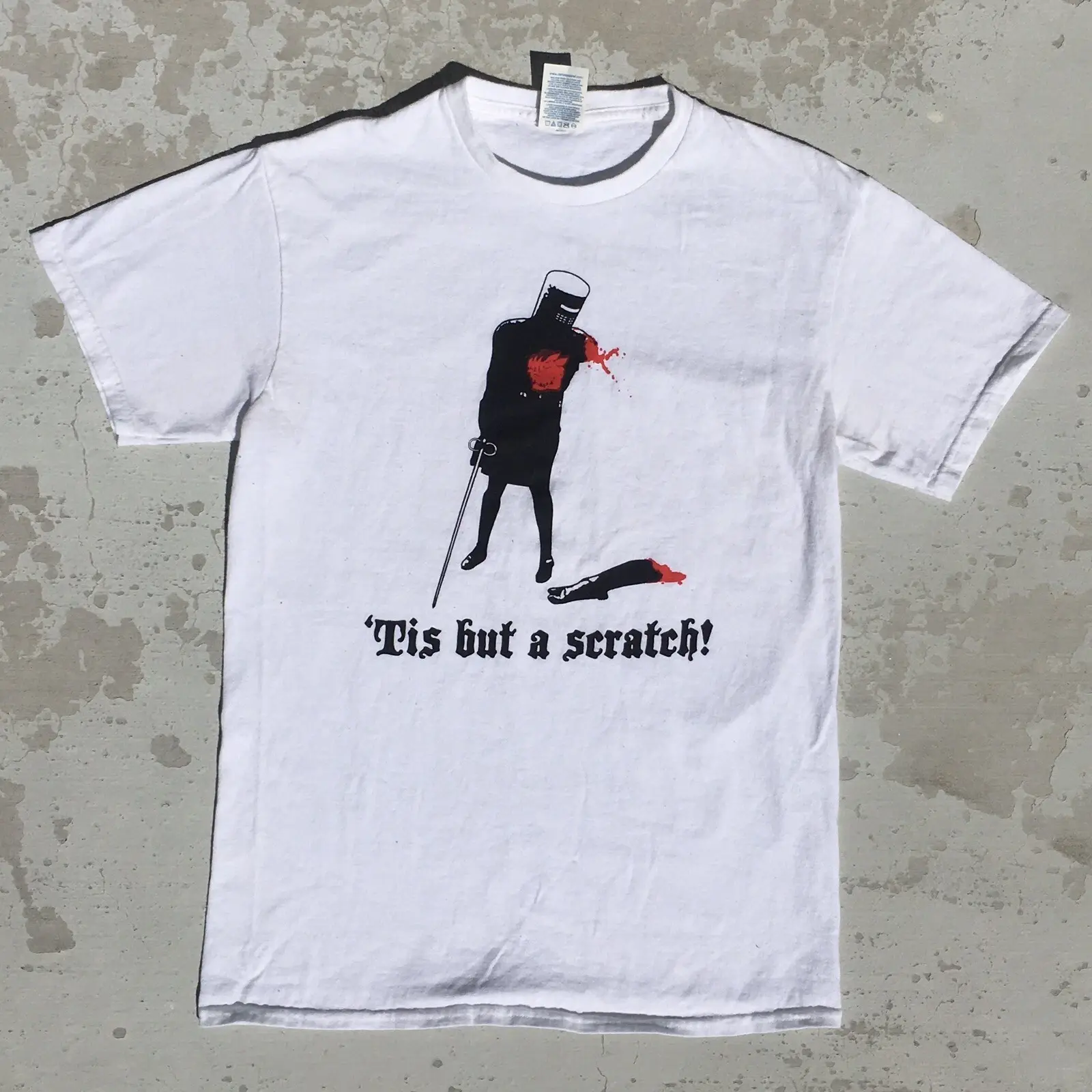 MONTY PYTHON'S HOLY GRAIL TIS BUT A SCRATCH Shirt, Funny Shirt, Viral Meme Humor Shirt, Sarcastic Quote Tee, Trendy Internet Joke Shirt, Unisex Shirt