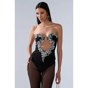 SHINE ON ME RHINESTONE CORSET