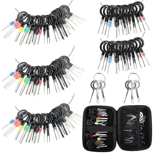 Terminal Removal Tool Kit 82 Pcs Depinning Tool Electrical Connector Pin Removal Tool Kit Pin Extractor Terminal Release Set for Automotive Car
