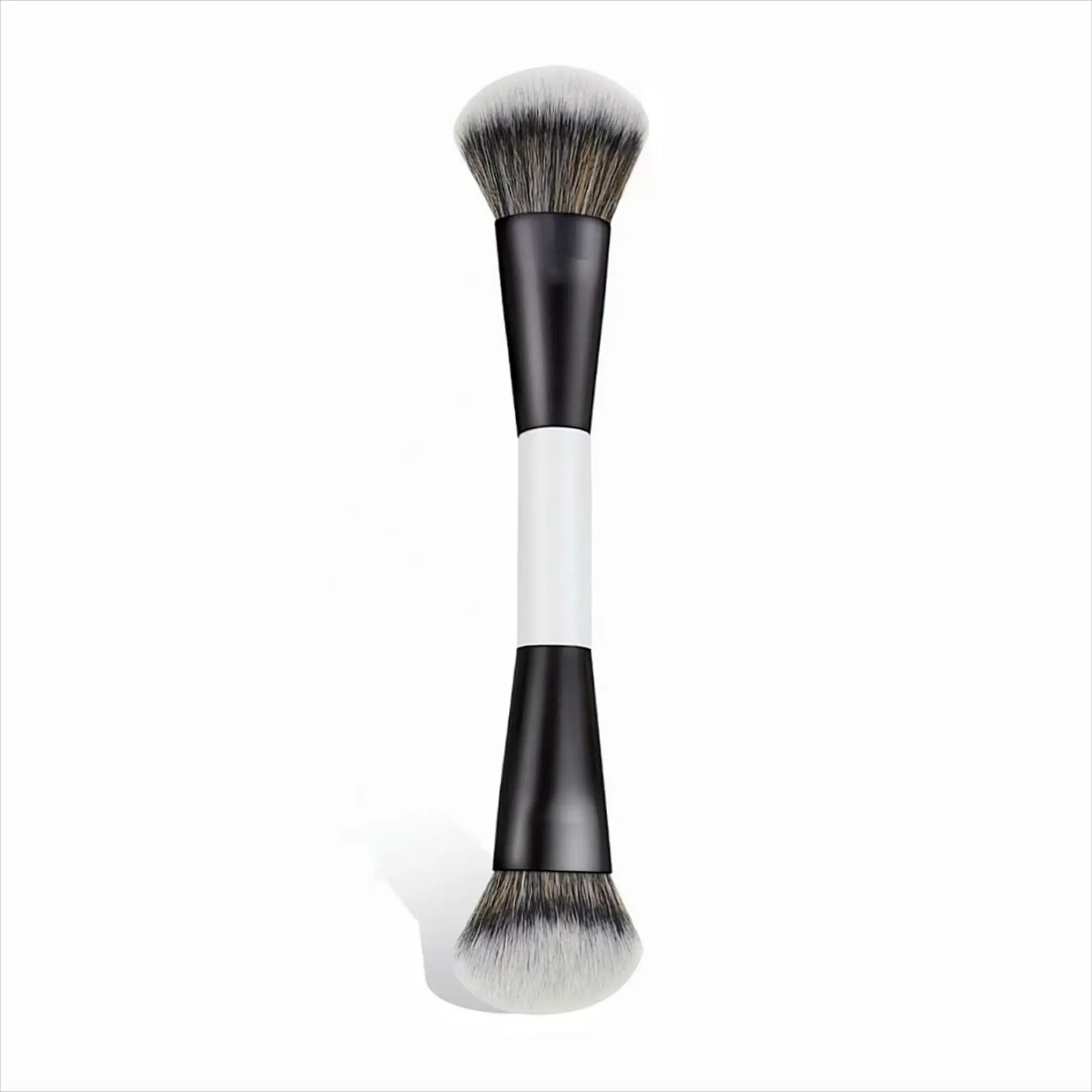 Cream Blush & Bronzer Duo Face Makeup Blend Brush Beauty Duo Brush Cosmetic Brushes