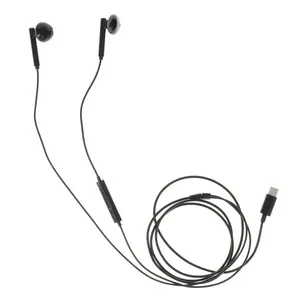 Rove RVWEUSBCBK Wired USB Type C Earbuds with Mic In Ear Headphones Samsung - Black