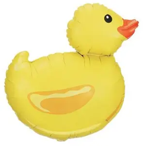 24" Jumbo Rubber Ducky Shape Foil Balloons 1ct #15468