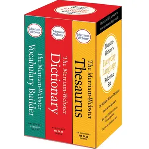 Merriam-Webster’s Everyday Language Reference Set: Includes: The Merriam-Webster Dictionary, The Merriam-Webster Thesaurus, and The Merriam-Webster Vocabulary Builder