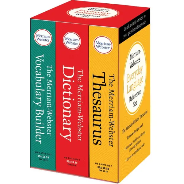 Merriam-Webster’s Everyday Language Reference Set: Includes: The Merriam-Webster Dictionary, The Merriam-Webster Thesaurus, and The Merriam-Webster Vocabulary Builder