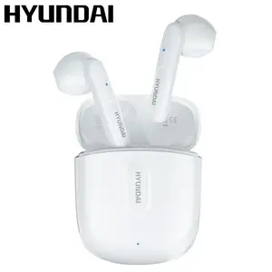 HYUNDAI T17 In-Ear Wireless Headphones with Bluetooth 5.3, Anti-Leakage Shell, Low Latency, Lightweight & Comfortable Fit, Wireless Earbuds for Music & Calls, Compatible with Android & iOS