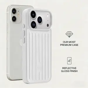 Anti-Slip Corrugated Matte Plastic Phone Case【NOT METAL】 - Premium Hard PC – for iPhone 17/16/15/14/13 Pro Max, Pro Plus and Air, Protective Mobile (17Promax)Phone Case