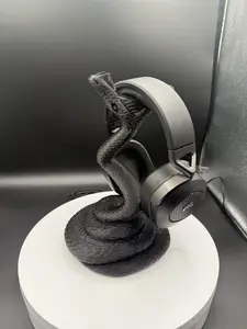 Snake Headphone Stand - Unique Gaming Setup Accessory for Gamers, Desk Organization, Gamer Gift, Snake Design Headset Holder Durable