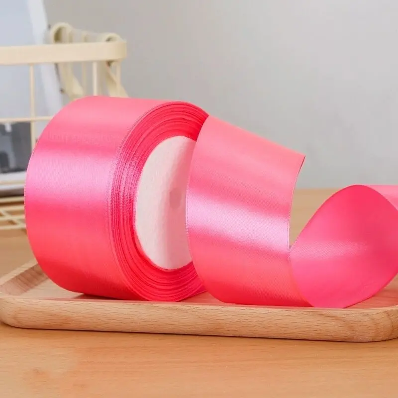 Elegant Solid Color Decorative Ribbon, DIY Decoration Ribbon, Wedding Party Gift Box Packaging Ribbon, Handmade Ribbon for Gifts