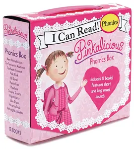 Pinkalicious 12-Book Phonics Fun!: Includes 12 Mini-Books Featuring Short and Long Vowel Sounds (I Can Read Phonics) by Victoria Kann||Victoria Kann [Paperback Book]