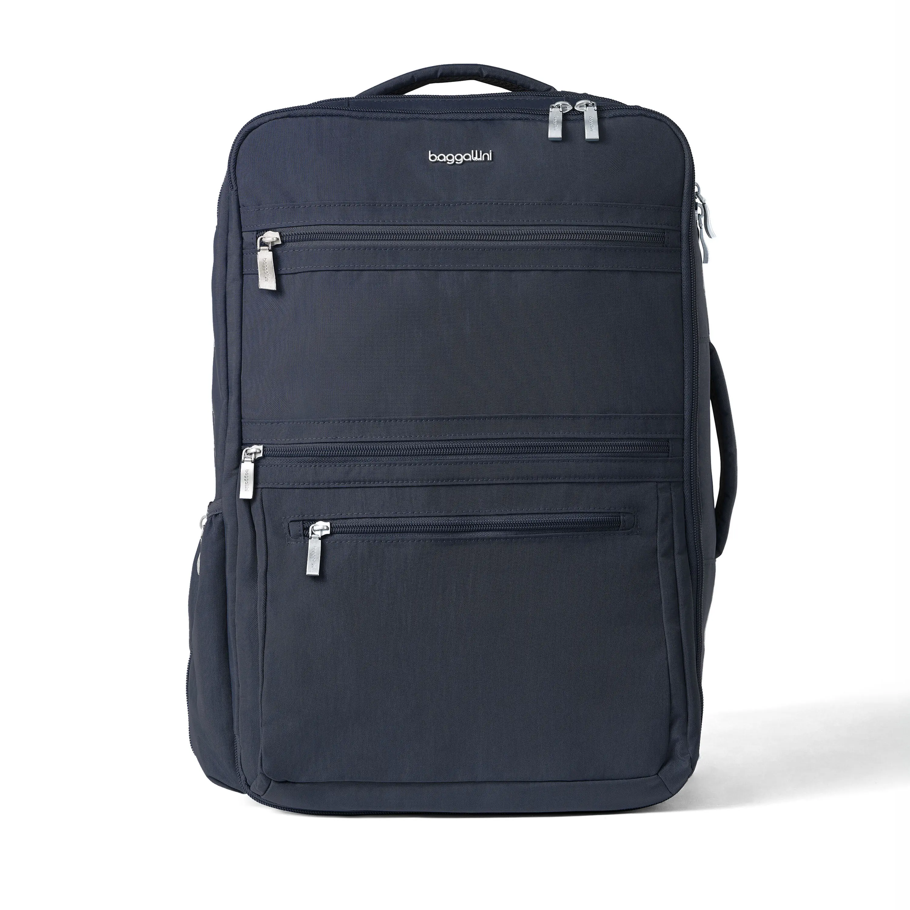 Baggallini Modern Convertible Expandable Travel Duffle Backpack for Adults - Casual Adventure Bag with Functional Pockets, Laptop-Compatible Design