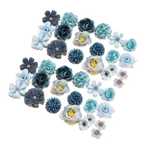 Silk Flower Collection for DIY Arrangements Bridals Shower Event Decoration