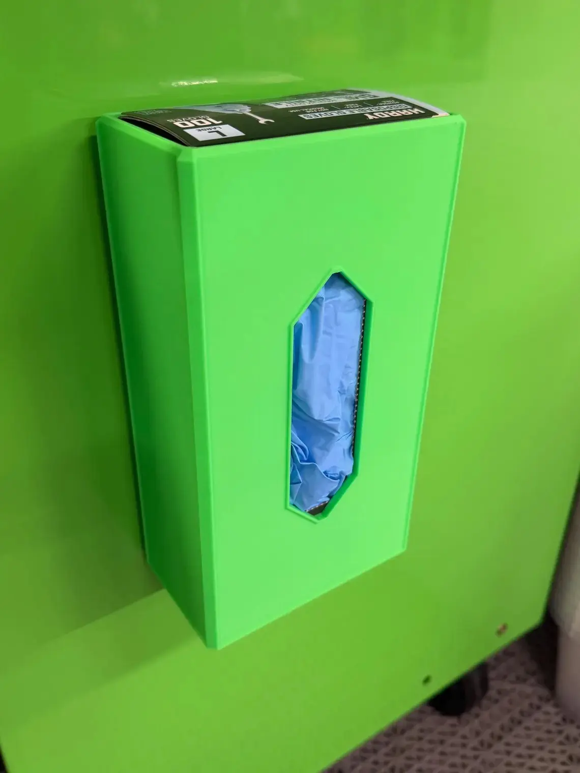 Magnetic Rubber Glove Organizer | Toolbox Mount | Magnets Included | Choose Your Color