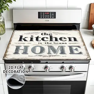 1 electrical and gas stove cover - anti slip surface, scratch resistant and heat-resistant, easy to clean kitchen appliance protector - suitable for electric and gas stoves, diatomaceous earth oven mats