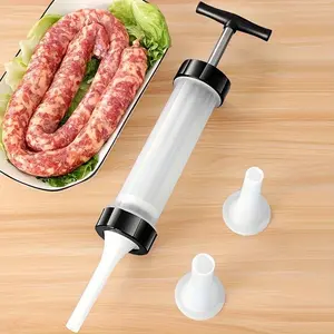 Manual Enema Home Hand Push Sausage Filling Tool Kitchen Utensils Tools - Easy To Use Sausage Salami Tool for Restaurant Use
