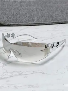 Star Decor Sunglasses, Trendy Casual Fashionable Sunglasses for Everyday Use, Fashion Accessories for Outdoor Activities