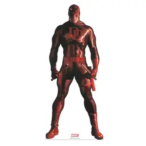 212 MAIN Lifesize Single-Side Marvel Daredevil Cardboard Cutout - 74x31 in, Advanced Graphics, Marvel Timeless Collection, Home Decor, Photo Prop, Fictional Characters, Party Decor