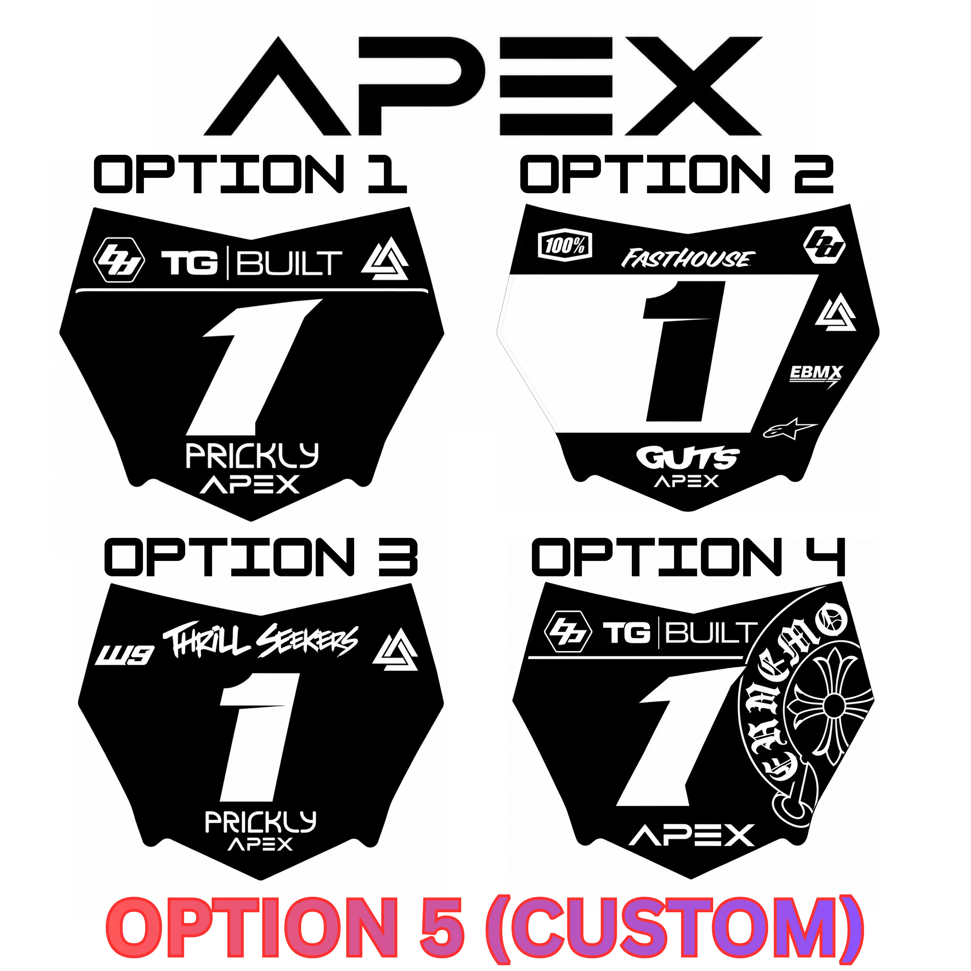 Motocutz Plate Decal Holographic | Decal for Motocutz Ebike Plate | Surron Decal | Bike Decal | Bike Customization