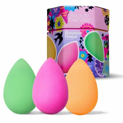 Beautyblender Bouncehaus – 3-Piece Makeup Sponge Set | Original Sponge Trio | Limited Edition Gift Set