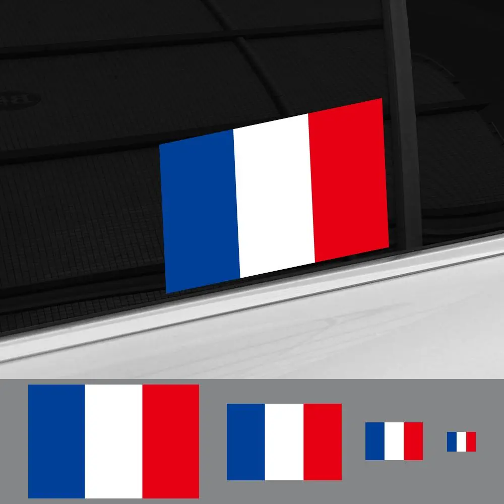 2026 New Various Size French France Flag Styling Stickers Graphics Decor Decal for Cars Window Phone Laptop Helmet Motorcycle Accessories For your Cars