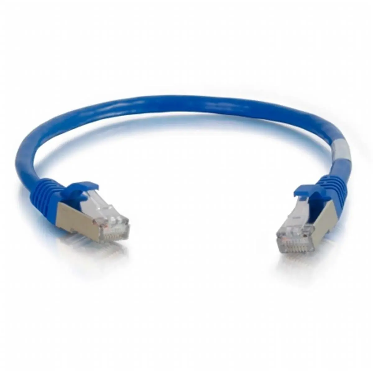 C2G 35ft Cat6 Snagless Shielded STP Ethernet Cable - Blue, High Quality, High Speed, Individual Pairs, EMI Reduction, Plugs Included, Fully Tested for Voice/Data/Video Distribution