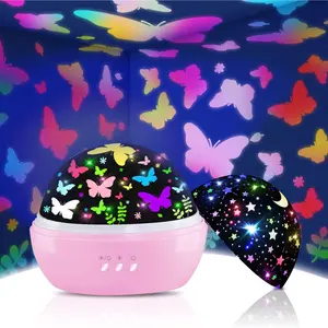 Butterfly Decorations  Toys for 3-8 Year Old Girls, 16 Colors  Projector Butterfly Night Light, Butterflies Party Room Decor, Christmas Easter Birthday  Toys Gifts for Girls  5-12