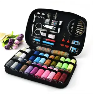 99pcs/set Compact Travel Sewing Kit - Colorful Canvas Mini Sewing Set for Quick Repairs, Essential Craft Supplies, All-Season Portable Mending Tools