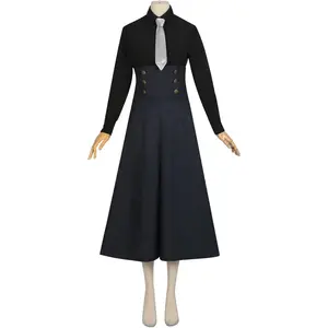 Anime Mei Mei Cosplay Costume Black Dress Women JK Uniform Full Set Halloween Party Costume