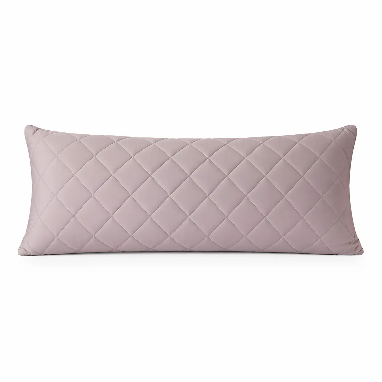 evoLive Cooling Body Pillow Cover, 21"x54" Soft Elastane Diamond Quilted Pillow Case with Zipper Closure, Breathable Long Bedding Pillowcase