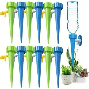 20pcs Self Watering Spike Set - Automate Your Garden's Irrigation with Adjustable Drip Water Device! Automatic Watering Stakes